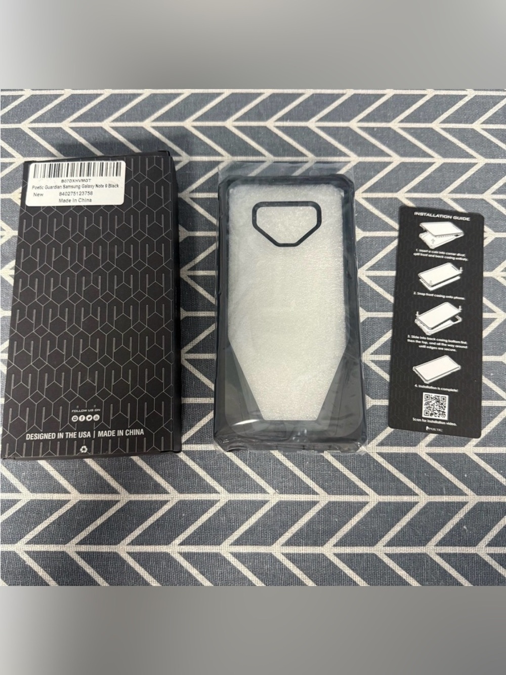 Black Phone Case Galaxy Note 9. NWT